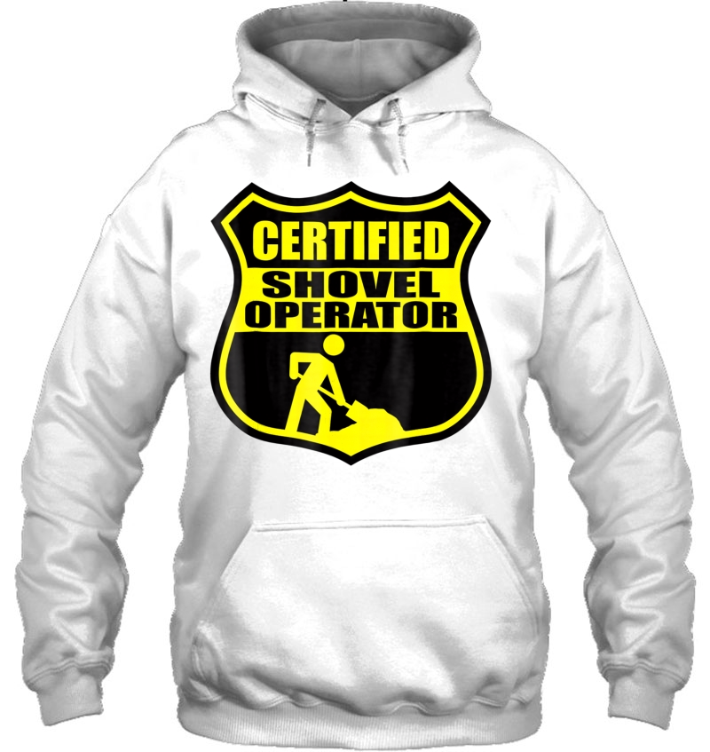 Certified Shovel Operator Shield Design Mugs