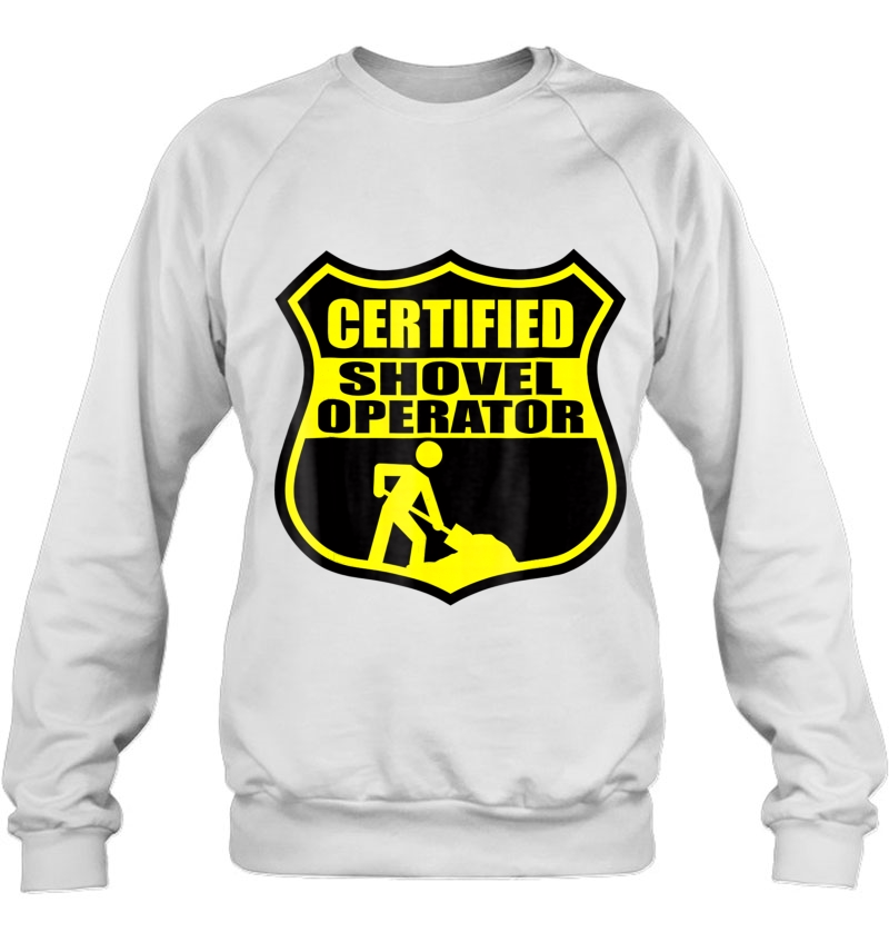 Certified Shovel Operator Shield Design Mugs