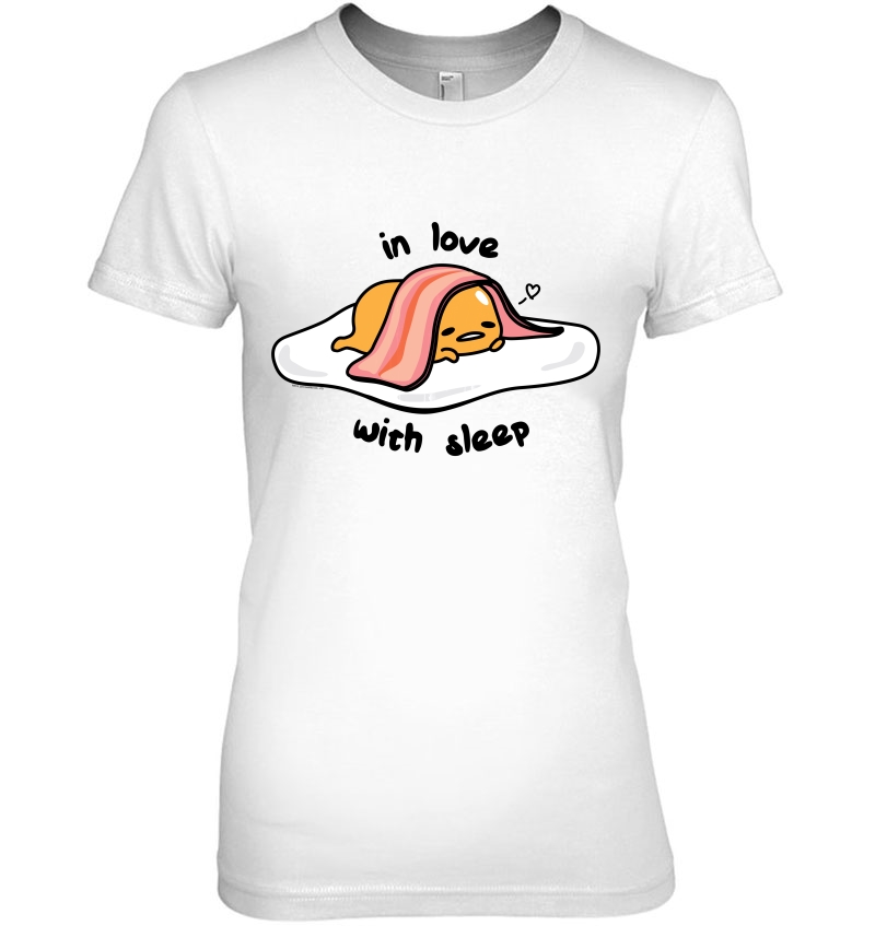 Gudetama In Love With Sleep Ladies Tee