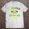 Jamaican Drinking Team Jamaica Flag Gift For Beer Drinkers Tee