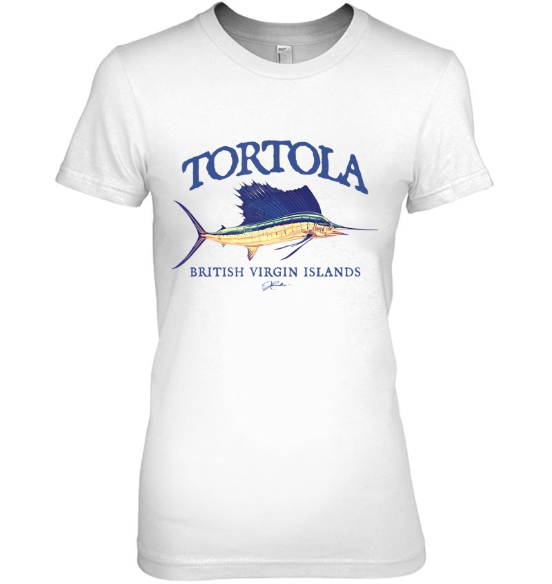 Jcombs Tortola, Bvi, Vintage Sailfish Ladies Tee