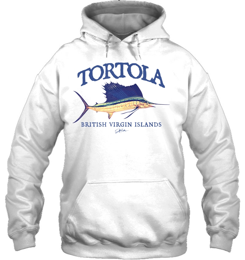 Jcombs Tortola, Bvi, Vintage Sailfish Hoodie