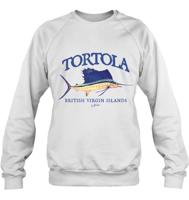 Jcombs Tortola, Bvi, Vintage Sailfish Sweatshirt