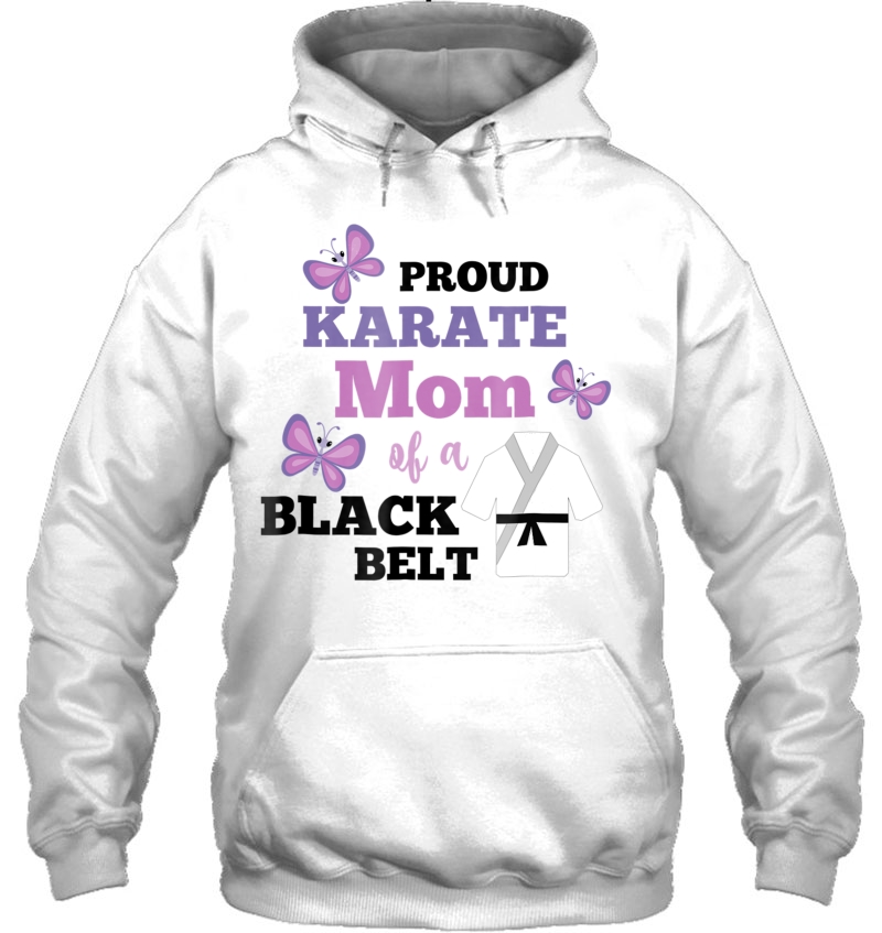 Karate Mom Tshirt For Women Black Belt Son Or Daughter Mugs