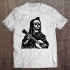 Mintage Skeleton Plays Guitar (Black) Fine Jersey Tee