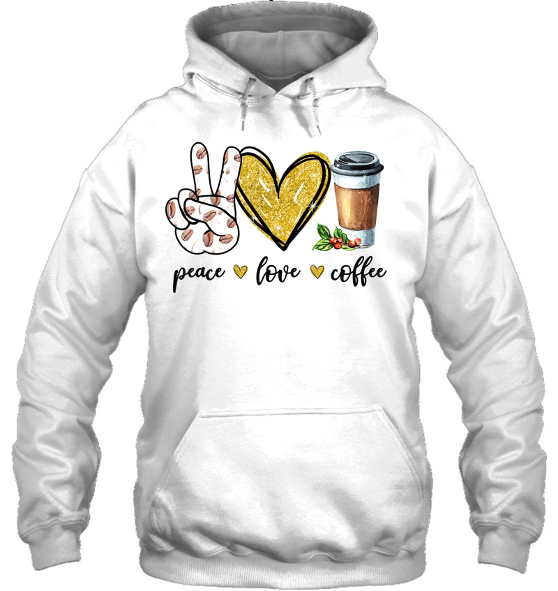 Peace Love Coffee Cute Coffee Lover Gifts For Women Mugs