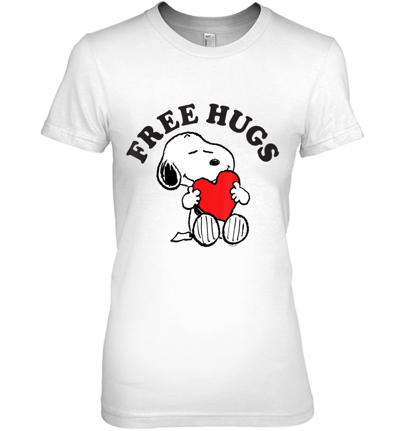 Peanuts Valentine Free Snoopy Hugs Hoodie