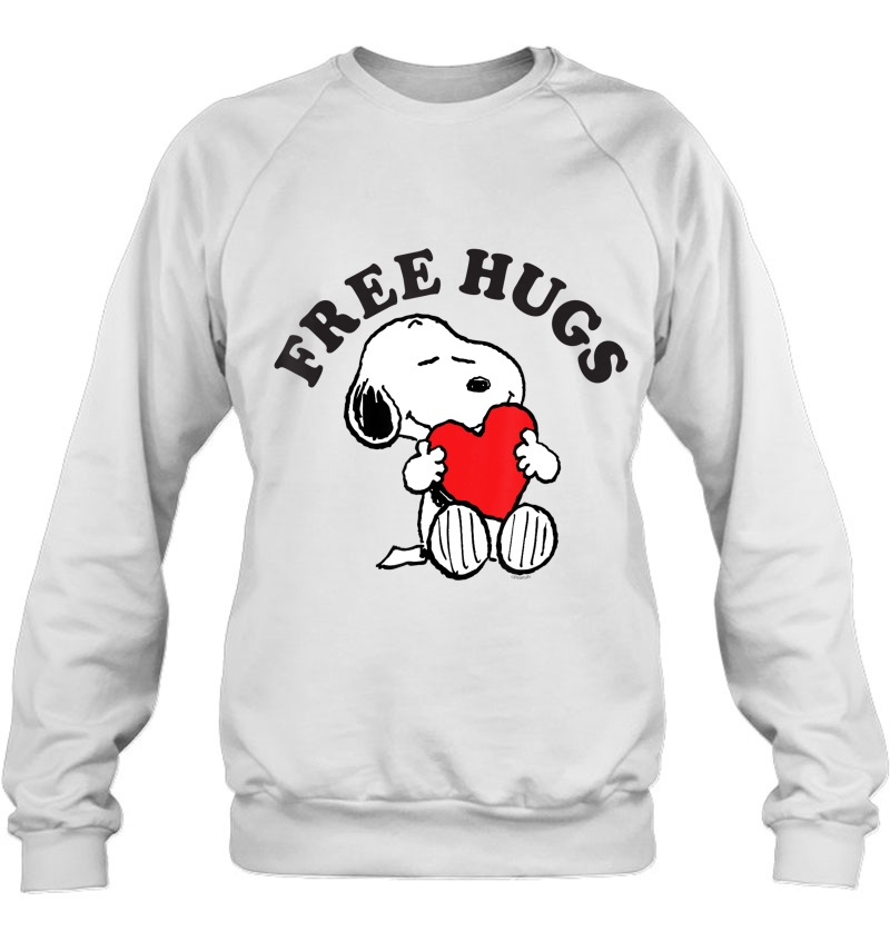 Peanuts Valentine Free Snoopy Hugs Mugs