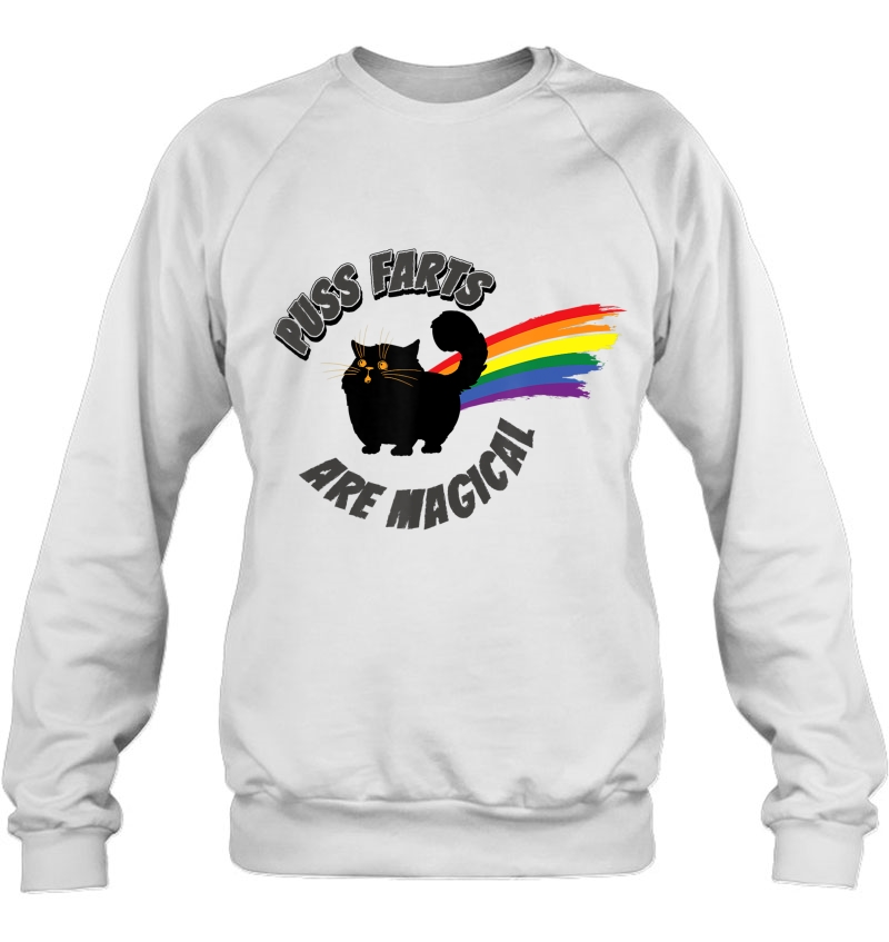 Pussy Cat Farts Are Magical Queefs Rainbow Power Mugs