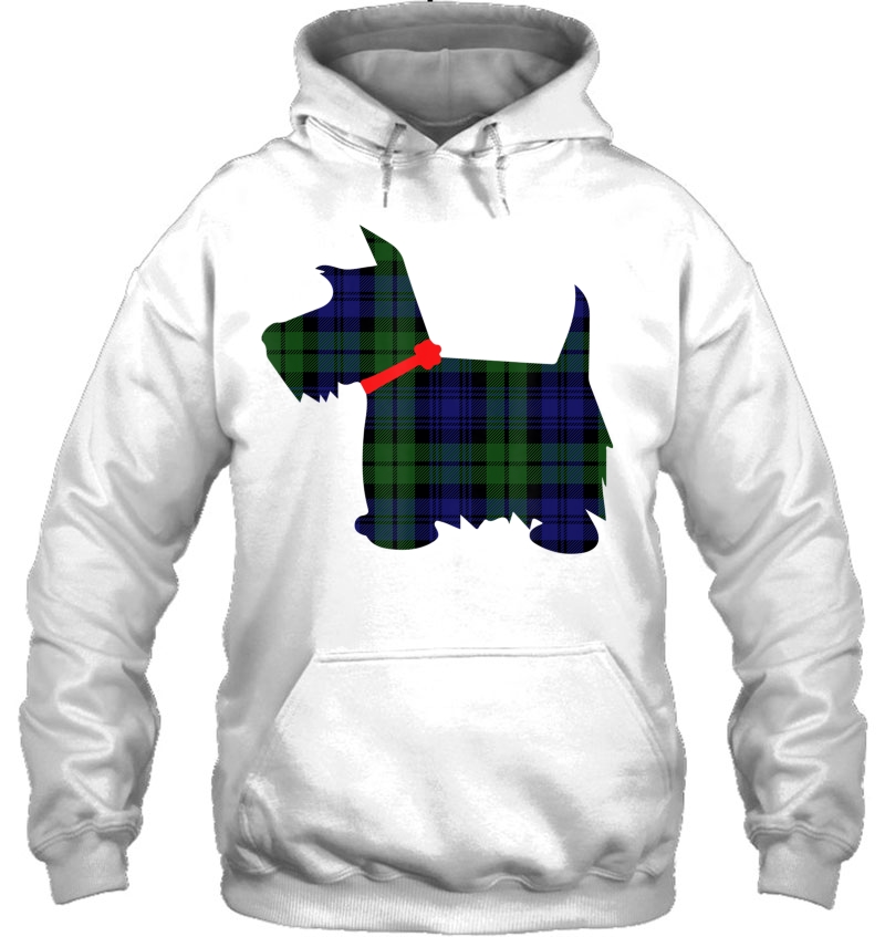 Scottie Dog Scottish Terrier Campbell Tartan Plaid Hoodie