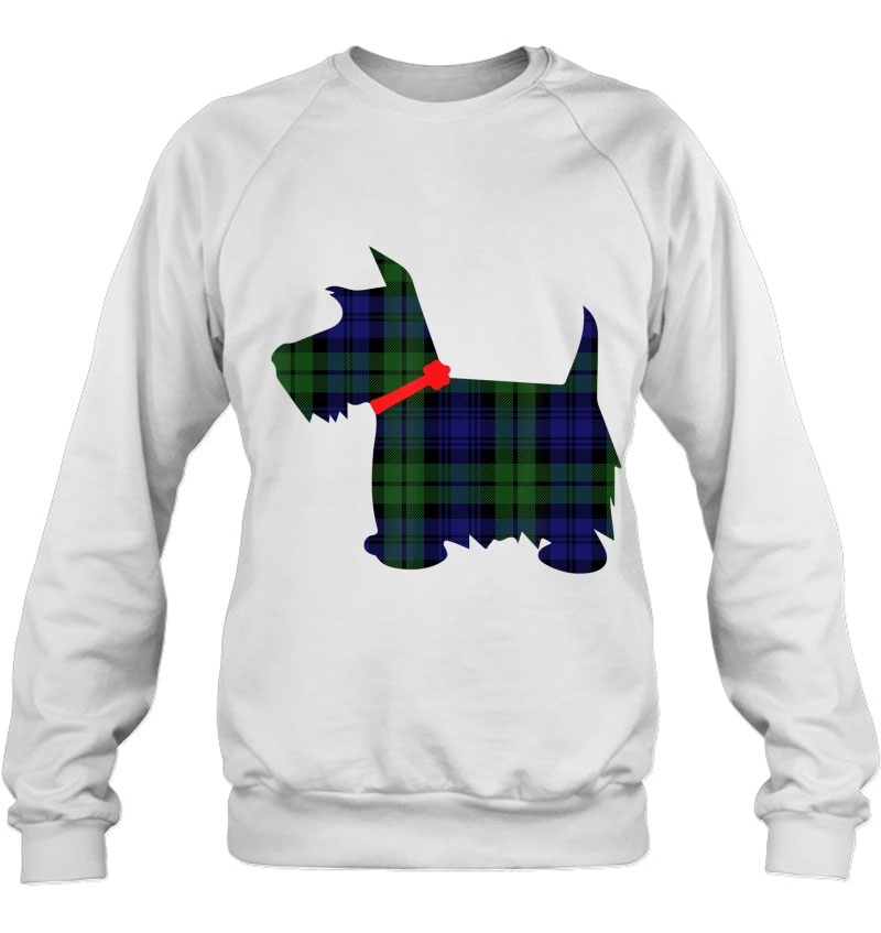 Scottie Dog Scottish Terrier Campbell Tartan Plaid Sweatshirt