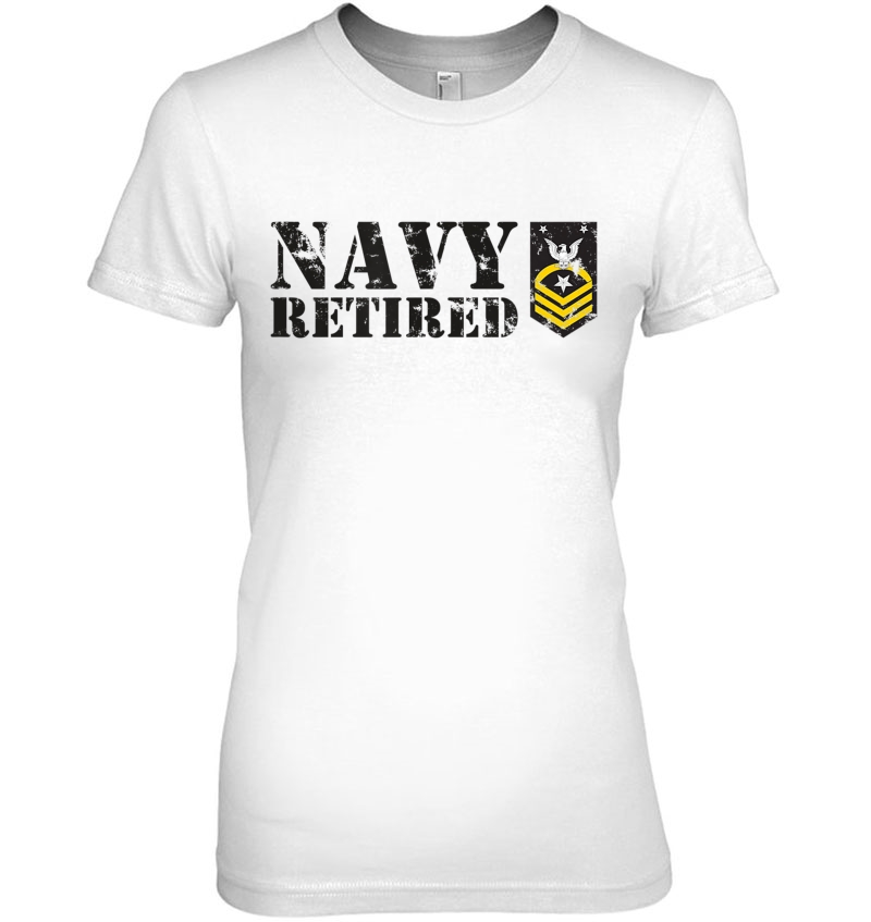 Usn Command Master Chief Petty Officer (Cmc) Retired Shirt Ladies Tee