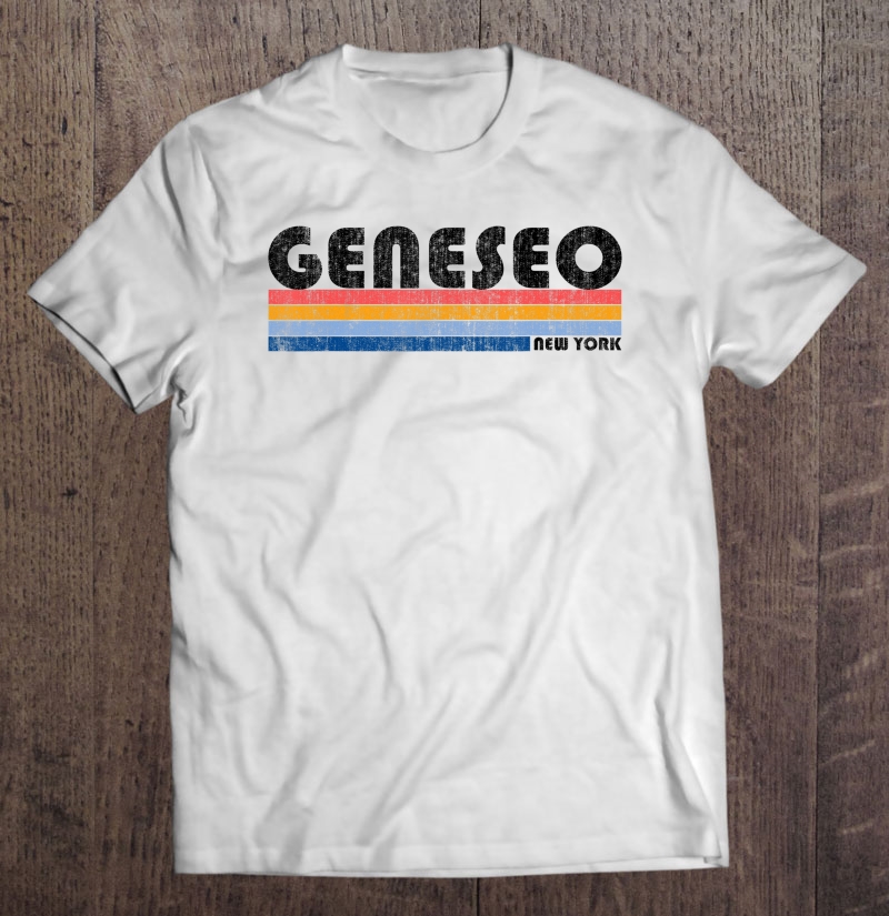 Vintage 1980S Style Geneseo Ny Shirt