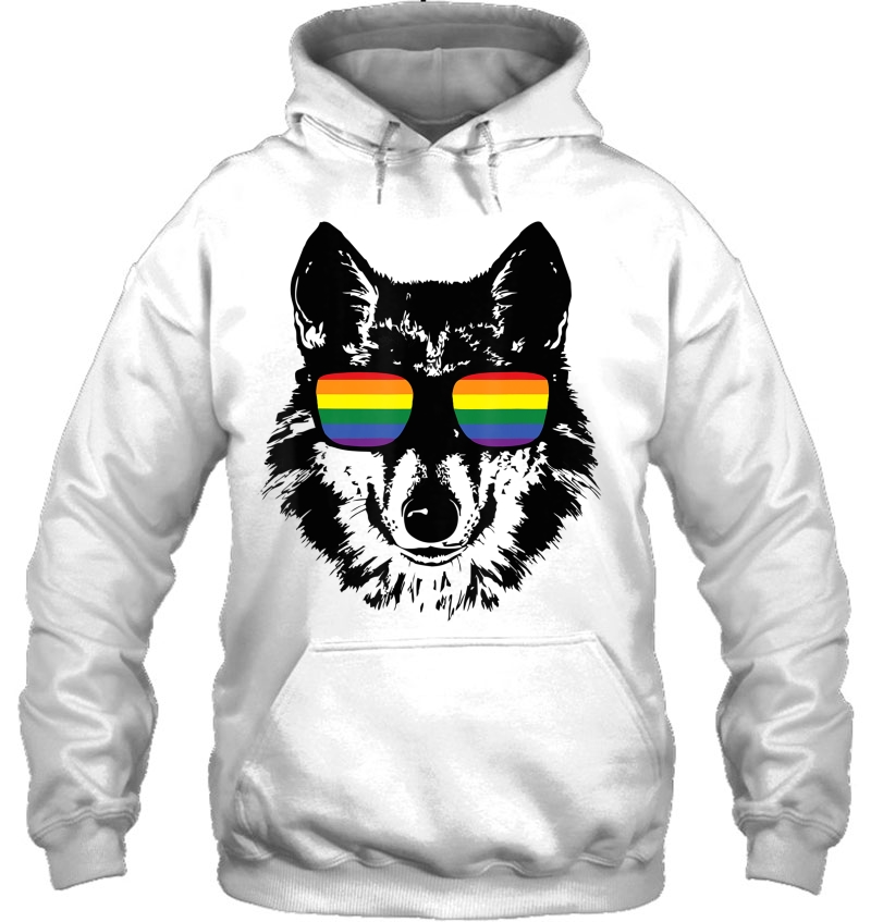 Wolf Pride - Lgbt Pride Month Rainbow Tees Mugs