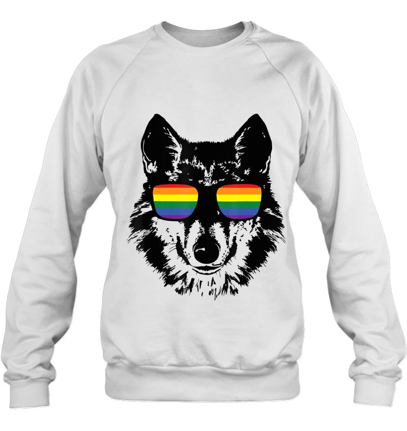 Wolf Pride - Lgbt Pride Month Rainbow Tees Mugs