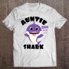 Womens Auntie Shark Gift For Women Shark Baby Cute Matching Family Tank Top Tee