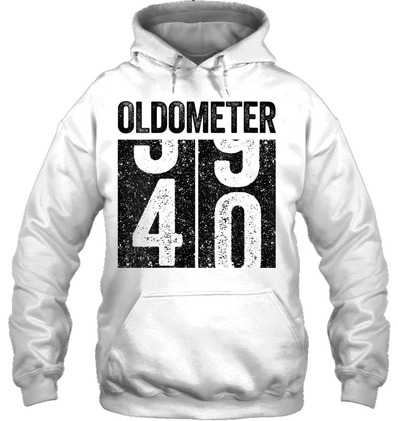 Womens Oldometer 40 40Th Birthday Gif V-Neck Mugs