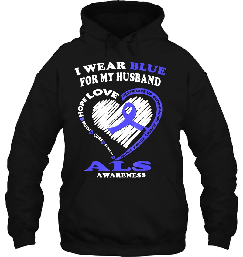 Als Awareness - I Wear Blue For My Husband Mugs