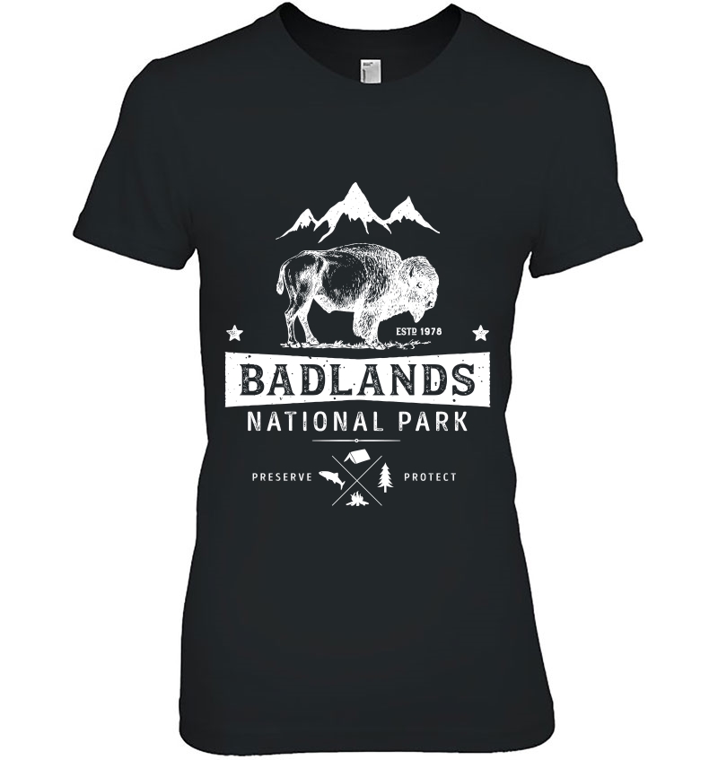 Badlands National Park Buffalo Bison South Dakota Hoodie