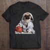 Basketball Pug Premium - Graubart Tee