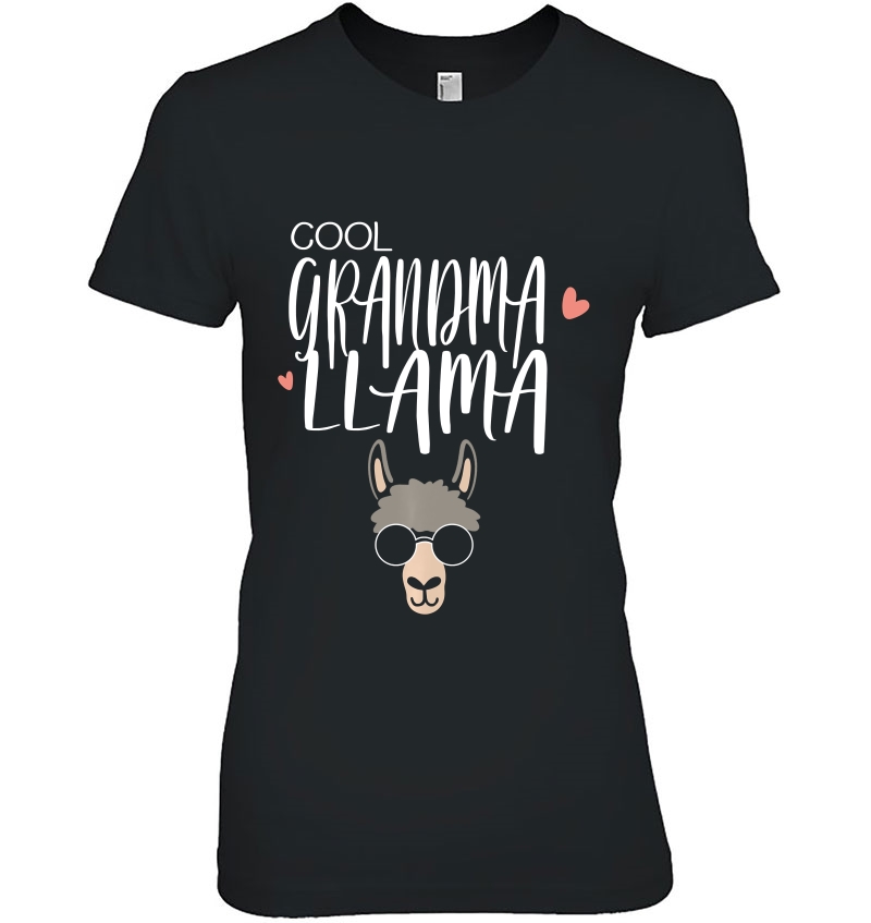 Cool Grandma Llama Funny Llama Family Matching Gifts Hoodie