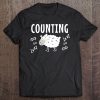 Counting Sheep Funny Top For Pajamas Fun Sleepwear Tee