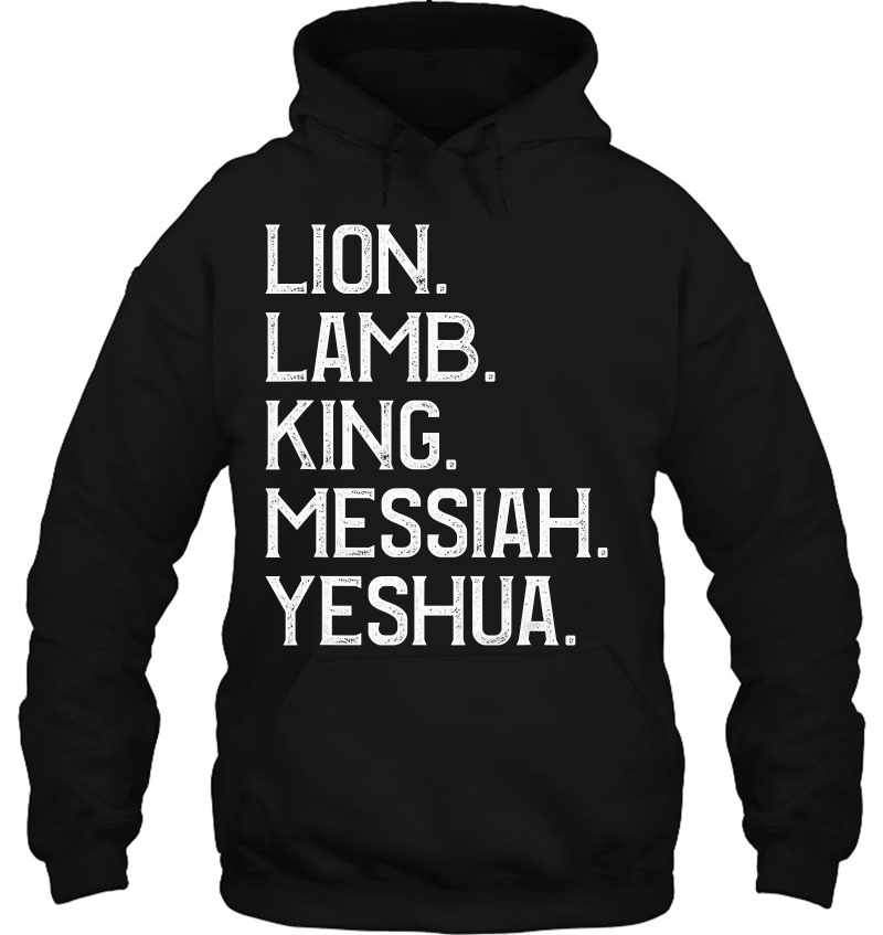 Distressed Lion Lamb King Messiah Yeshua Christian Bible Mugs