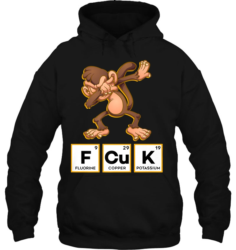 Fcuk Chemistry Periodic Table Monkey Premium Hoodie