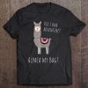 Funny Alpaca Lover - Did I Hear Adventure Alpaca My Bag Tee