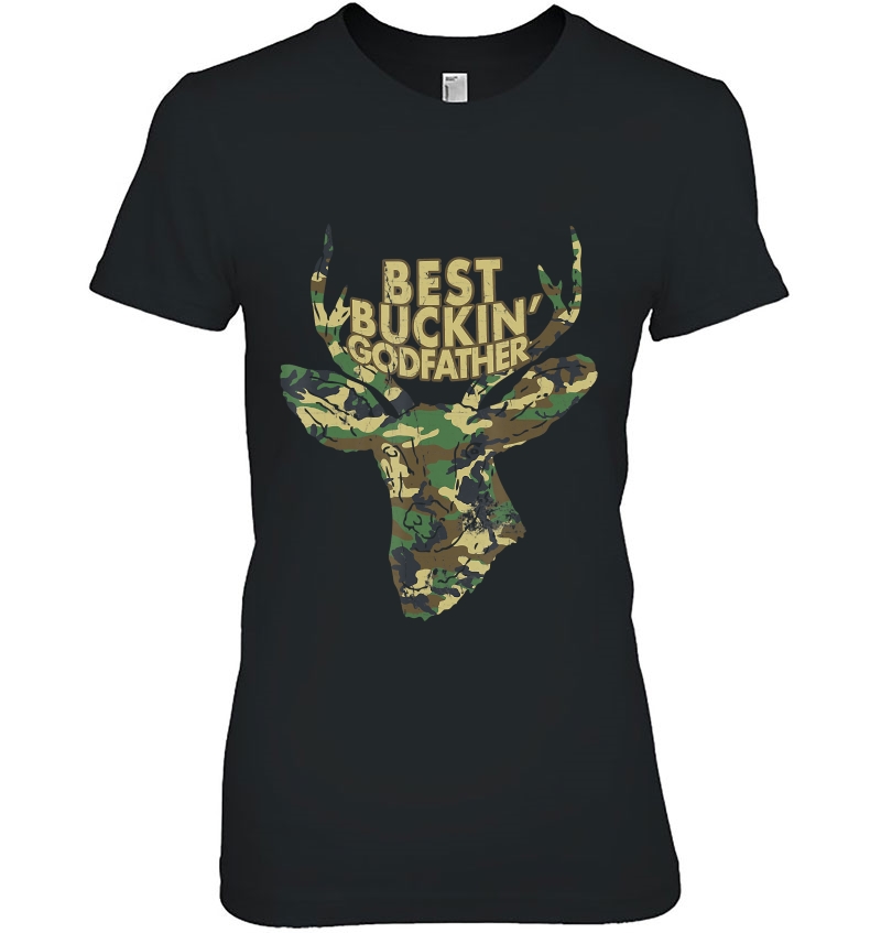 Best Buckin' Godfather Deer Hunting Tee Gifts Hoodie