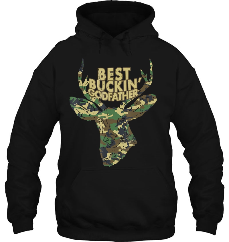 Best Buckin' Godfather Deer Hunting Tee Gifts Mugs