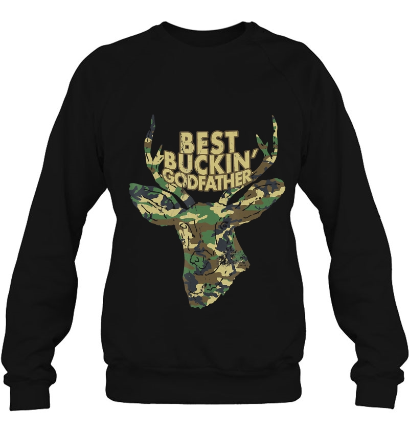 Best Buckin' Godfather Deer Hunting Tee Gifts Mugs