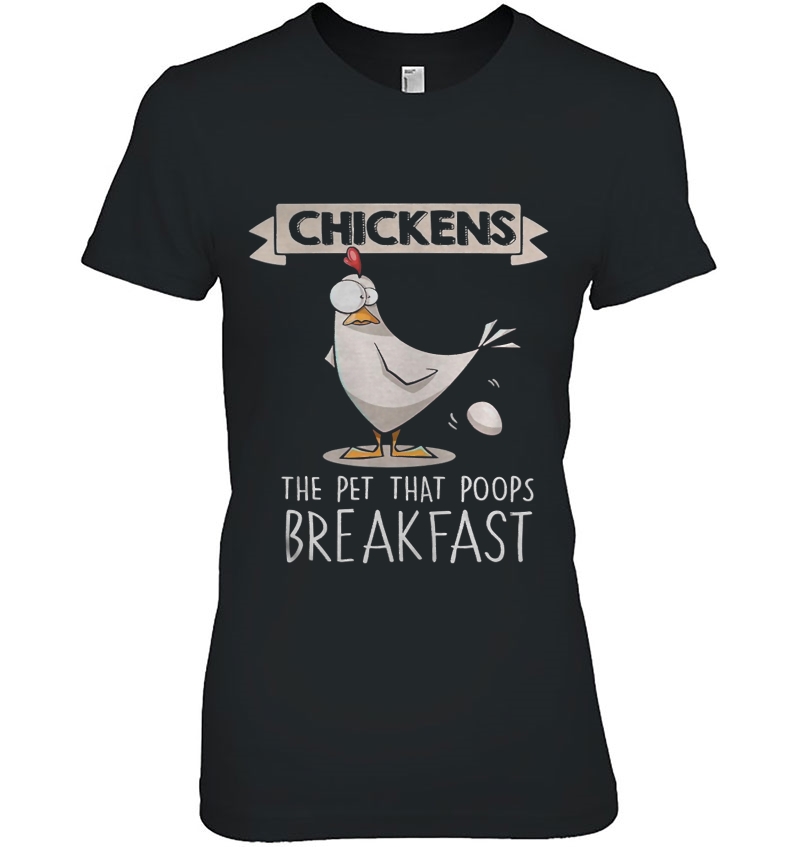 Chicken The Pet That Poops Breakfast Hoodie