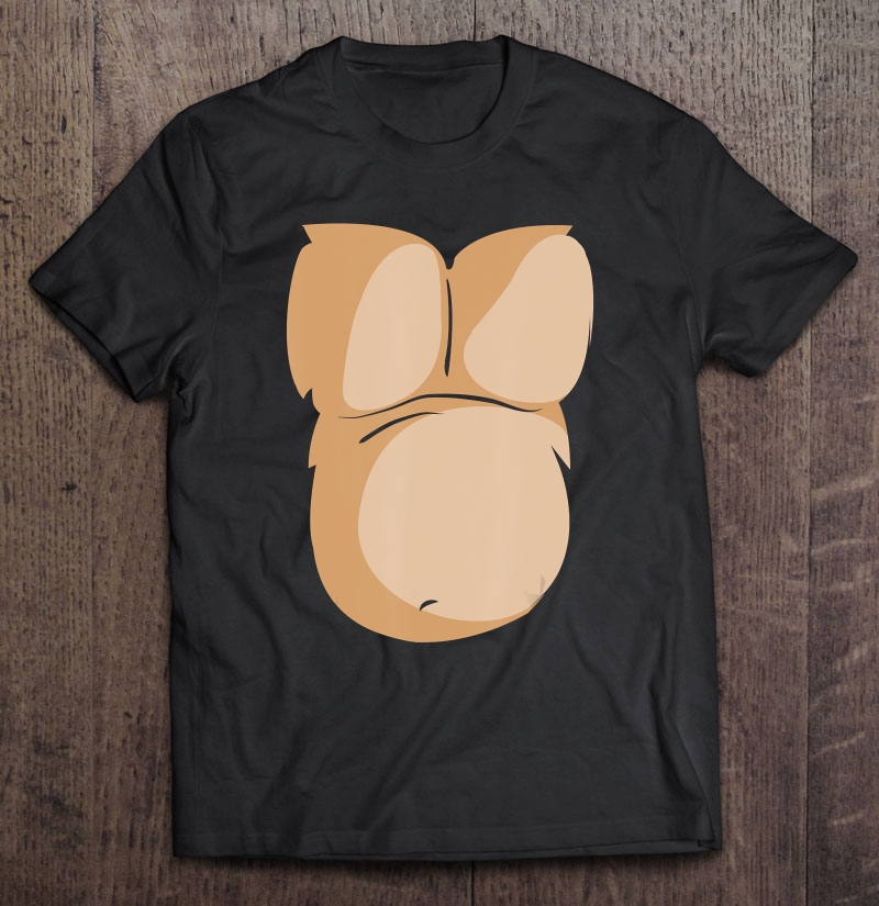 Monkey Gorilla Hairy Chest Costume Tee Shirt