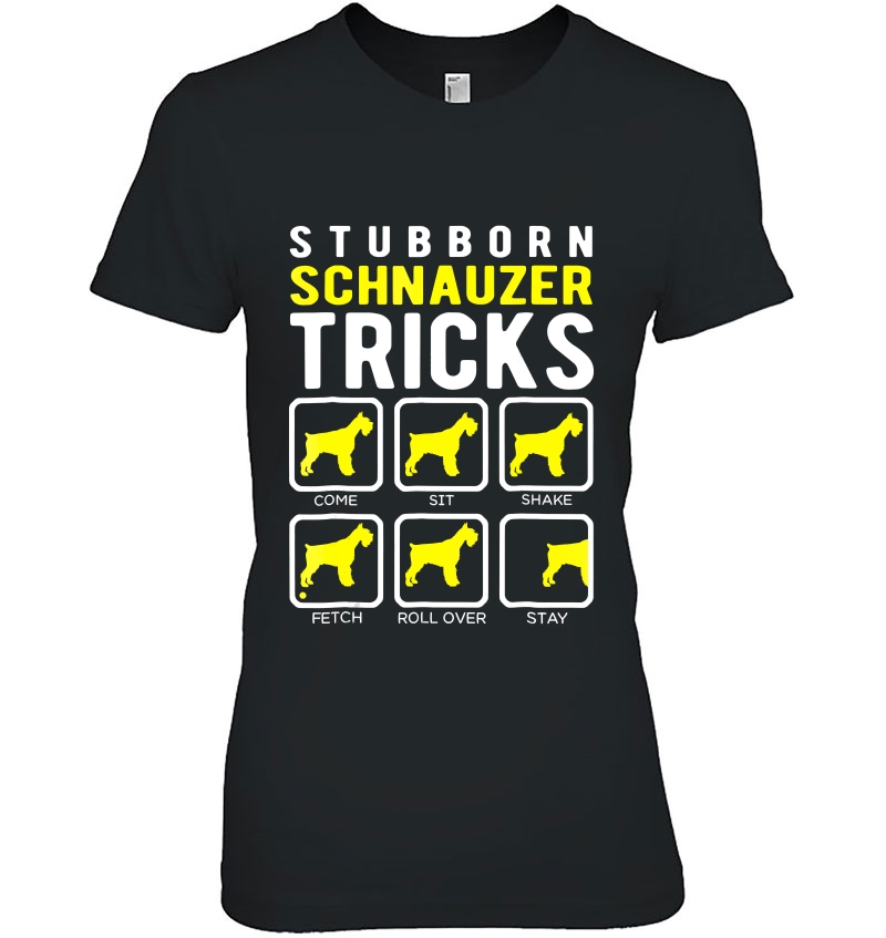 Stubborn Schnauzer Tricks Hoodie