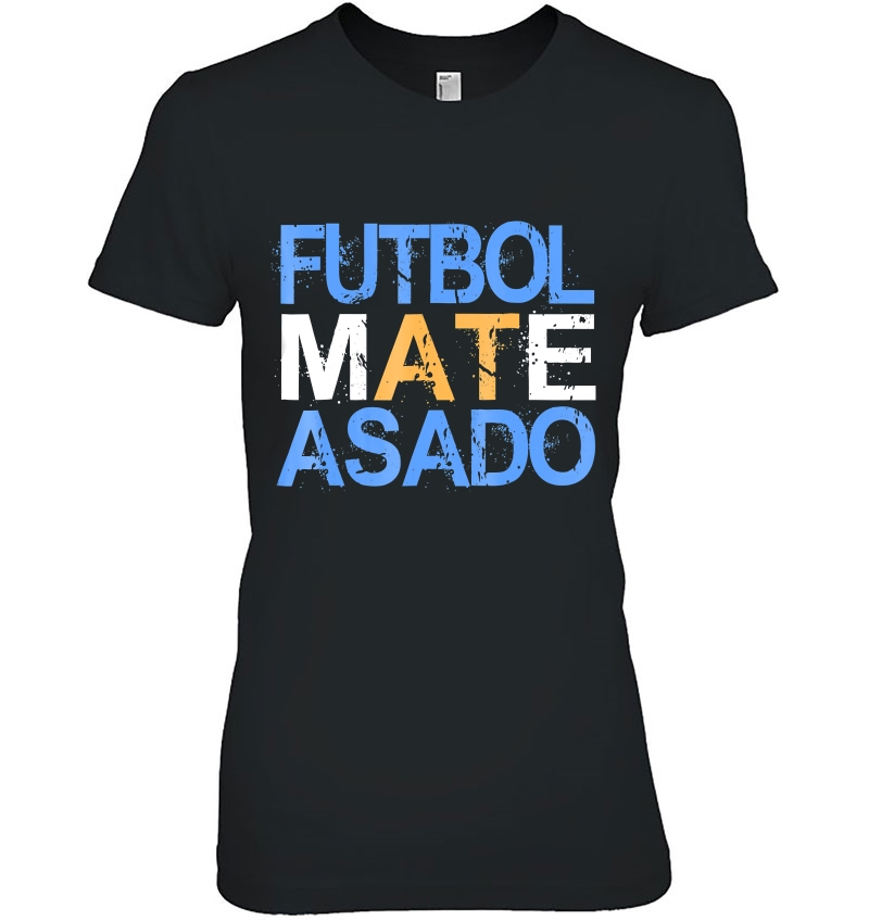 Futbol Mate Asado Funny Argentinian Pride Hoodie