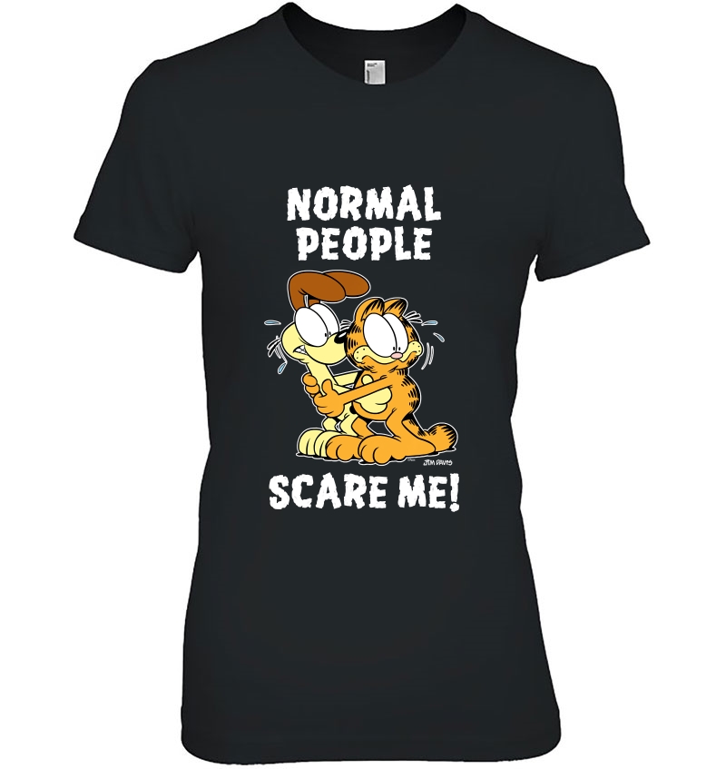 Garfield Normal People Scare Me Hoodie