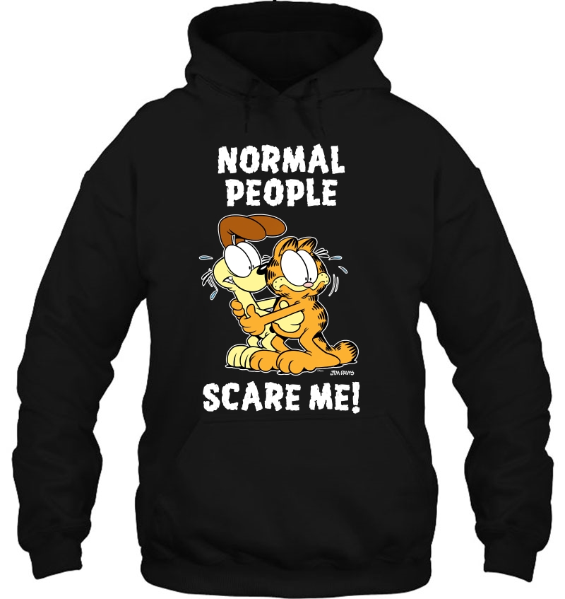 Garfield Normal People Scare Me Mugs