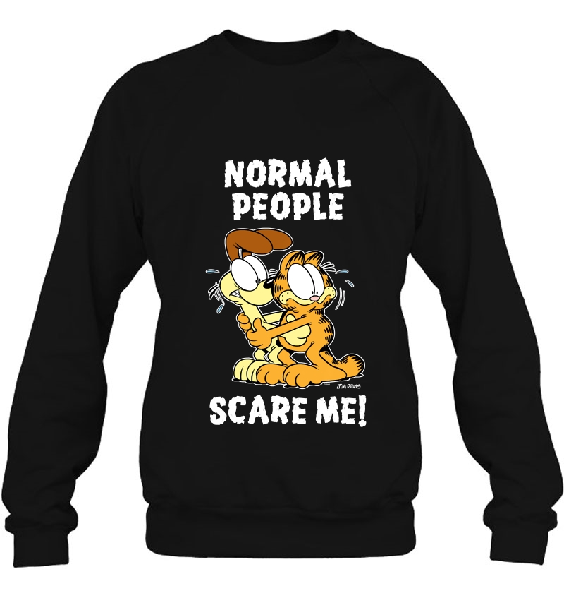 Garfield Normal People Scare Me Mugs