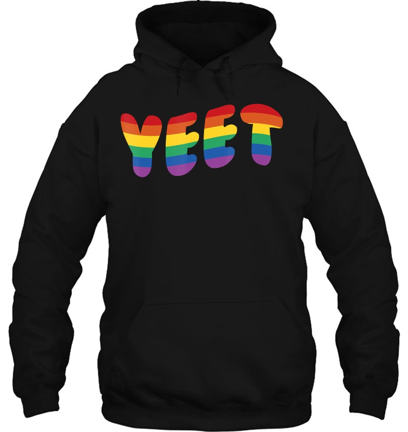 Gay Pride Flag Rainbow Yeet Meme Funny Lgbtq Mugs