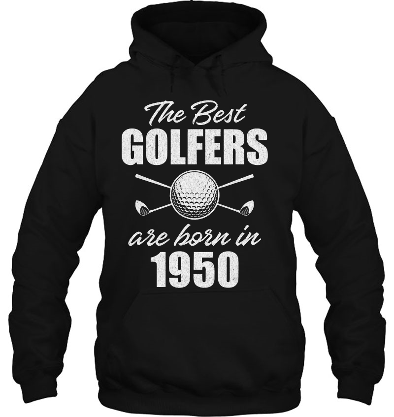 Gift For 70 Year Old Golfer Golfing 1950 70Th Birthday Hoodie
