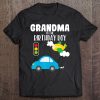 Grandma Of The Birthday Birthday Boy Cars Street Vehicles Tee