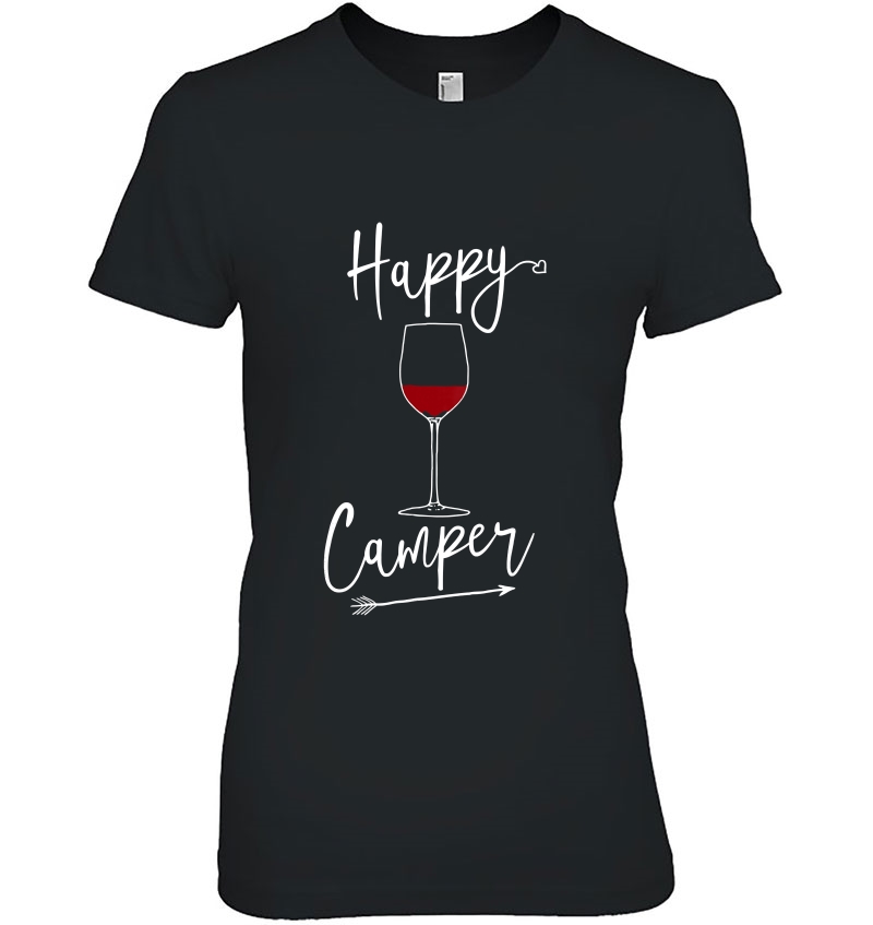 Happy Camper Wine Hoodie