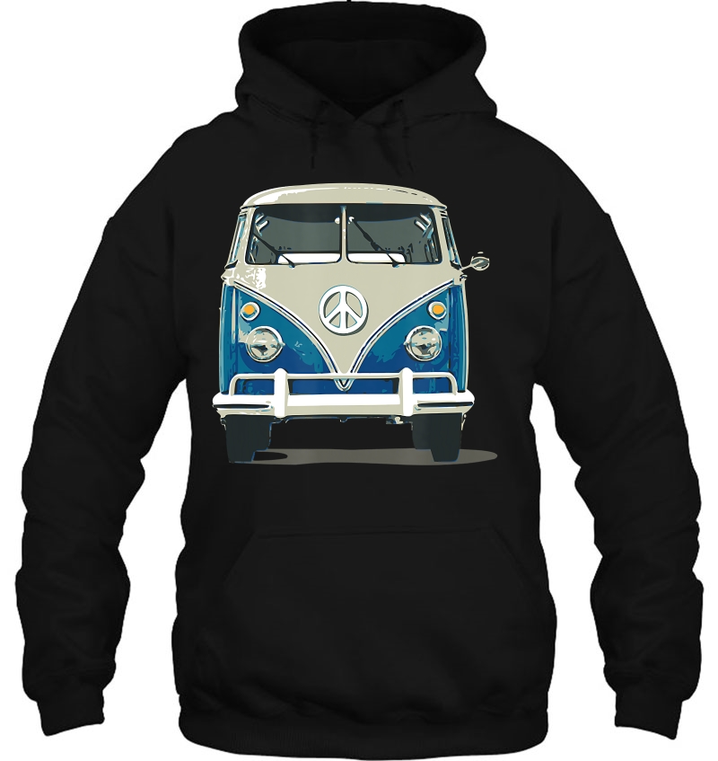 Hippie Camper Van Bus Hoodie