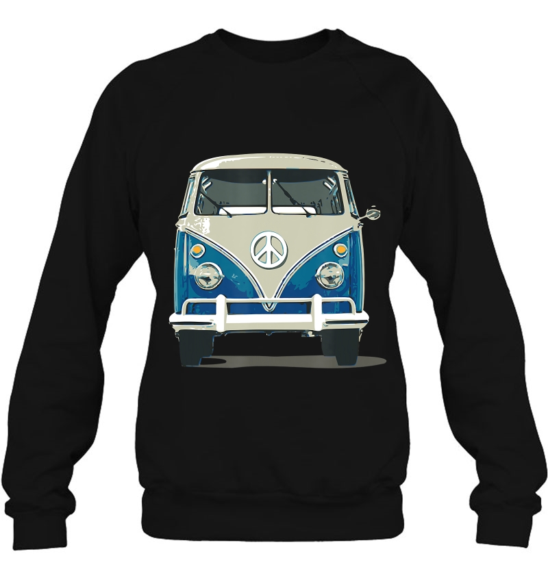 Hippie Camper Van Bus Sweatshirt