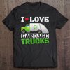 I Heart Love Garbage Trucks Toddler Boys Kids Tee