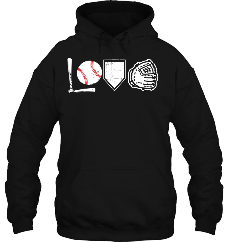 I Love Baseball Baseball Heart Mugs