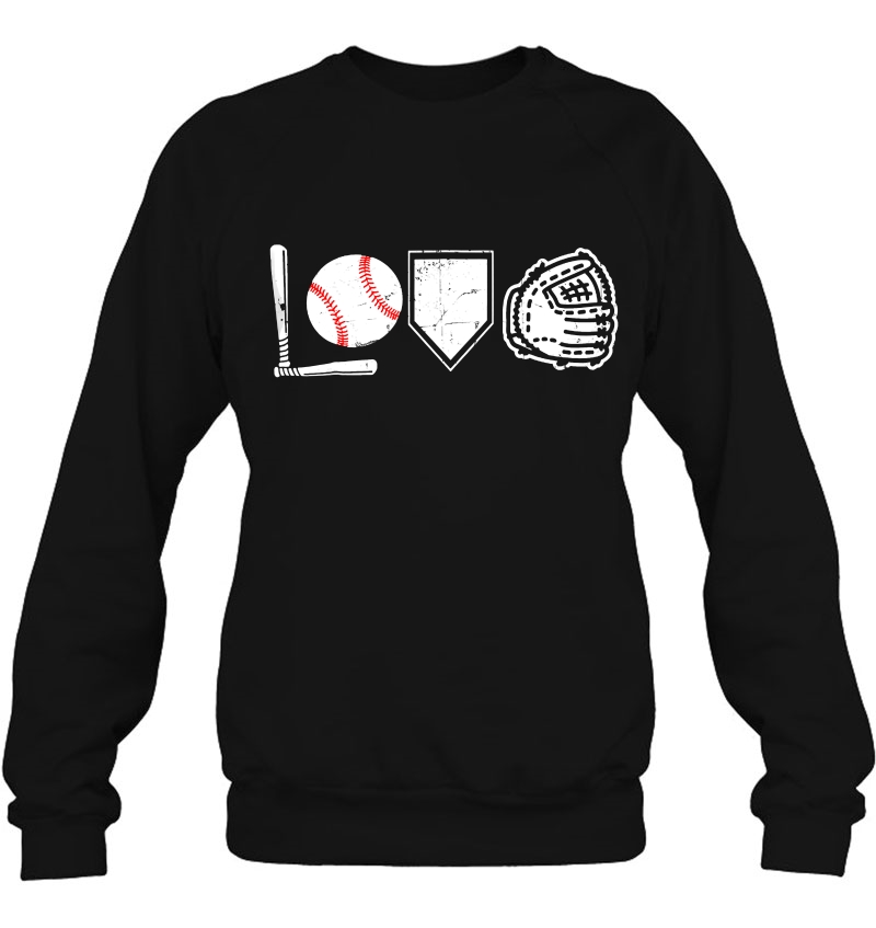 I Love Baseball Baseball Heart Mugs