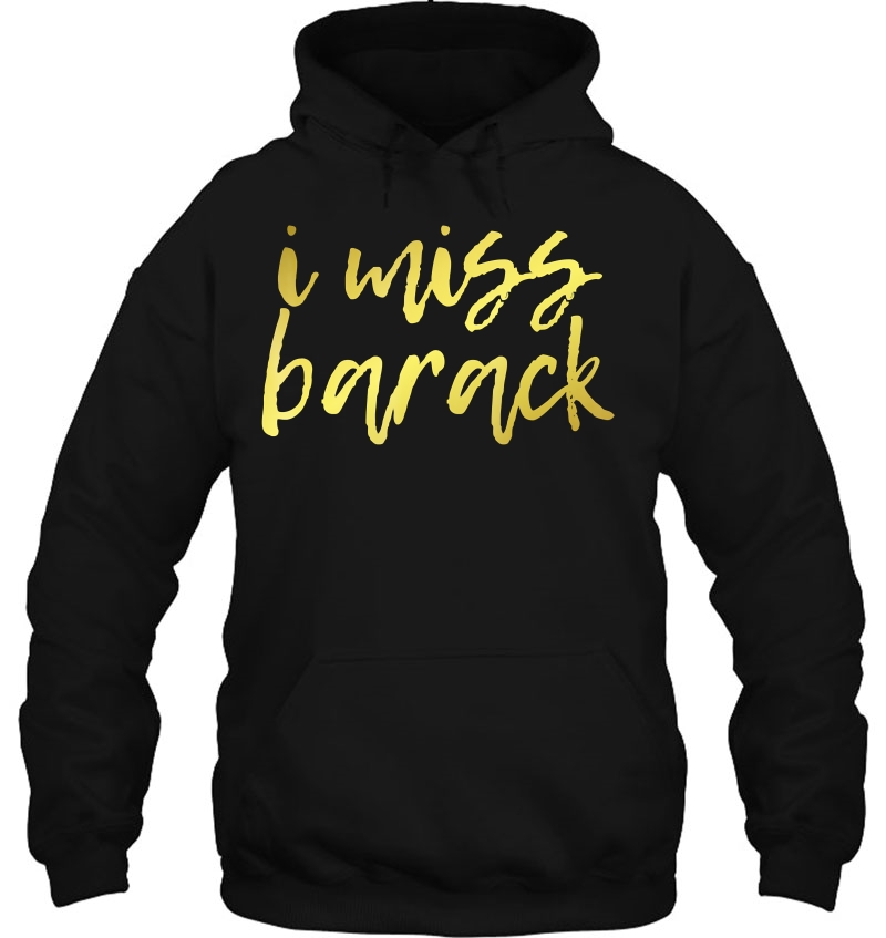 I Miss Barack - Gold Printed Font Design Mugs