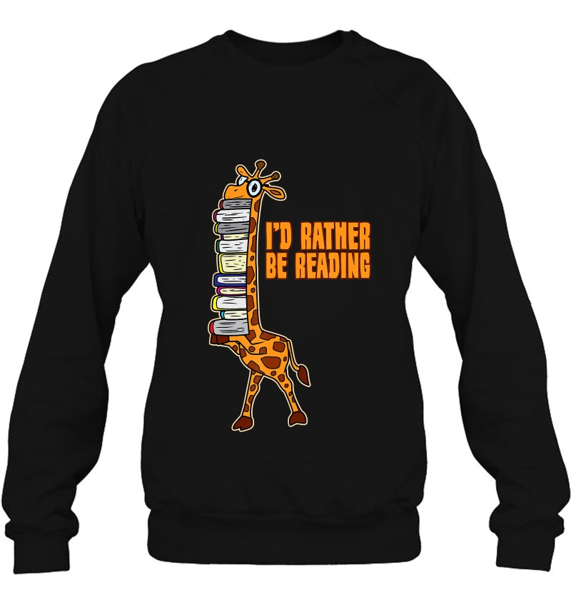 I'd Rather Be Reading Funny Giraffe Book Lover Mugs